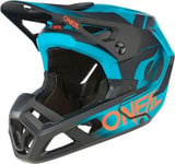 O'NEAL Casque SL1 Strike Noir/pétrole L (59/60 cm) Helmet Unisex-Adult, Red/Orange, L
