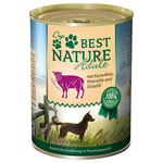 Ekonomipack: Best Nature Dog Adult 12 x 400 g - Lamm, potatis & persilja