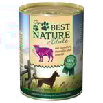 Ekonomipack: Best Nature Dog Adult 12 x 400 g - Lamm, potatis & persilja