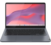 LENOVO IdeaPad Slim 3i 14" Refurbished Chromebook Plus - Intel®Core i3, 256 GB eMMC, Grey (Very Good Condition), Silver/Grey