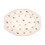 Villeroy & Boch - Petite Fleur Oval Platter - 37 cm - White - Vit - Uppläggningsfat