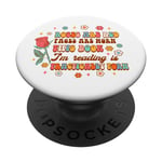 Smut Book Reader Spicy Romance Roses Are Red Pages Are Worn PopSockets Swappable PopGrip