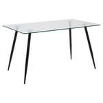 Urban Fusion Collection - Wilma Matbord 75x140x80 cm Glas