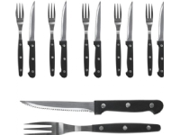 BBQ Steak hamburgare bestick knivar gafflar 12 delar universal