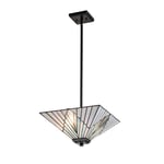 Elstead Lighting - Alderley 38cm - Tiffany lampor - Flerfärgad
