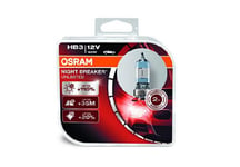 Osram Night Breaker Unlimited - Glödlampa HB3 60W 12 V 2-pack - Volvo - Toyota - Kia - Hyundai - Subaru - Renault - Opel - Peugeot