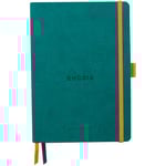 Rhodia Goalbook soft peacock A5 dot ivory