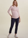 Isabella Oliver Overbump Organic Maternity Boyfriend Jeans, Dark Blue