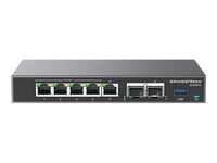 Grandstream Gwn6000 Series Gcc6010 - Router 5-Portars Switch / 2-Portars Sfp-Switch - 1Gbe, 2.5Gbe - Väggmonterbar