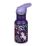 Klean Kanteen Kid Classic Narrow Leaping Unicorns w/ Flip Seal Sport Cap 355 ml
