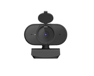 Asgari Webbkamera 1080p, Home Meeting, Mikrofon, Linsskydd, Full HD