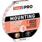 TESA MONTERINGSTEJP 66965 TESA PRO MOUNTING TRANSPARENT 5MX19MM