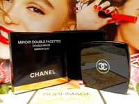 CHANEL Beauty Compact Miroir Double Facettes Mirror Duo Side With BOX