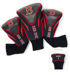Team Golf MLB Boston Red Sox Contour Golf Club Headcovers (3 Count) Numbered 1, 3, & X, Fits Oversized Drivers, Utility, Rescue & Fairway Clubs, Velour lined for Extra Club Protection