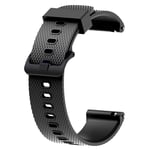 20mm Garmin Vivomove Luxe / Vivomove 3 / Vivomove Style / Venu silicone watch band - Black