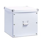 Zeller Present 17620 Boîte de Rangement en Carton Blanc 33,5 x 33 x 32 cm