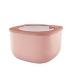 Guzzini - Kitchen Active Design, STORE&MORE BIO, Deep Airtight Fridge/Freezer/Microwave Containers (L) - Peach Blossom Pink, 19,5 x 19,5 x h12,3 cm | 2800 cc - 170724251