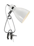 Nordlux 73072001 Cyclone metallic clamp reading lamp, white