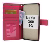 New Standcase Wallet Nokia G60 5G (Hotpink)