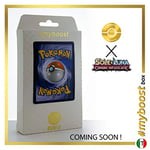Lucario 71/147 Holo - #myboost X Sole E Luna 3 Ombre Infuocate - Coffret de 10 cartes Pokémon Italiennes