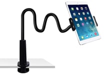 GVTECH Gooseneck Tablet Stand, Universal Tablet Mount Holder 360 Flexible Lazy Arm Holder Clamp Mount Bracket Bed for 4"-10.6" iPad Air Pro mini, Samsung, Huawei Tab, iPhone, Switch, more Devices