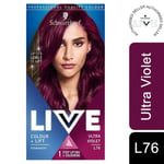 Schwarzkopf Live Permanent Colour Lift Hair Dye, L76 Ultra Violet