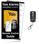 Yale Alarm HSA3095 Premium Compatible Remote For HSA3000 Yale Alarms /RRP £24.99