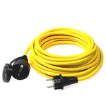 as-Schwabe 60350 Rallonge électrique Câble jaune 5m K35 AT-N07 V3V3-F 3G1,5 Extérieur / IP44 (Import Allemagne)