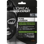 L'Oréal Paris Men Expert Collection Pure Carbon Rengörande sheetmask 36 g