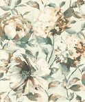 Rasch paperhangings Non Woven Wallpaper (Floral) Beige 10,05 m x 0,53 m Florentine III 485134