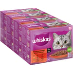 Sparpack: Whiskas Senior portionspåse 48 x 85 g - 7+ Klassiskt urval i sås