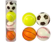 Leantoys Softbollar 4 St Sport Golf Tennis Fotboll Lean Toys