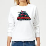 Marvel Deadpool Sword Logo Women's Sweatshirt - White - L - White