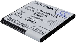 Kompatibelt med Samsung ATIV SE Neo, 3.8V, 2600 mAh