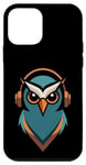 Coque pour iPhone 12 mini Owl Groove Music Lover's Casque audio