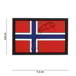 101 INC PVC Patch - Flagga Norge 2.0