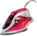 Russell Hobbs - Ultra Steam Pro Iron, Temperature Control, 0.32L, 2600W, Red