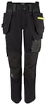 ProJob 5564 Hantverksbyxa Stretch Dam Black C36