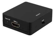 DELTACO – HDMI-jakaja, 1 sisääntulo ja 2 ulostuloa, 6,75Gbit/s, musta (HDMI-7050)