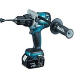 Makita DHP481Z 18V LXT Lithium-Ion Combi Hammer Drill with 1 x 5.0Ah BL1850 Battery