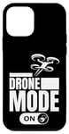 Coque pour iPhone 12 mini Mode drone sur drone pilote drôle