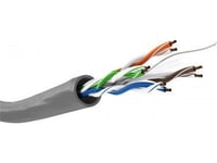 Goobay Cat 6 Nätverkskabel, U/Utp, Grå - Kabellängd 100 M