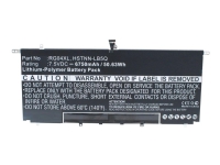 CoreParts - Batteri til bærbar PC - litiumpolymer - 6750 mAh - 50.6 Wh - svart - for HP ENVY Laptop 13 Spectre Laptop 13 Spectre x360 Laptop