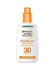 Garnier Ambre Solaire Ultra-Hydrating Shea Butter Sun Cream Spray SPF30 200ml (SAVE 35%), One Colour, Women
