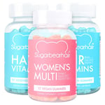 Sugarbearhair Hair Vitamins/Women's Multi Vitamins 3 x 60 Pieces