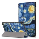 LYZXMY Case for Lenovo Tab M10 HD (2nd Gen) 10.1" TB-X306F / TB-X306X Ultra Thin with Stand Function Slim PU Leather Tablet Cover Skin - Sky