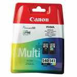 Original Canon PG-540 Black & CL-541 Colour Inks Cartridges for PIXMA MG3650S UK