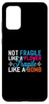 Coque pour Galaxy S20+ Pas fragile comme une fleur fragile comme une bombe, cool