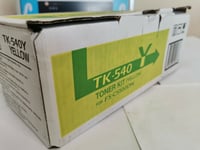 Genuine Original Kyocera TK-540Y Yellow Toner Cartridge, Free Delivery