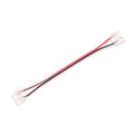 Skarvkontakt till LED-list AGGE Strip to Strip, 10cm, För enfärgad 10 mm list